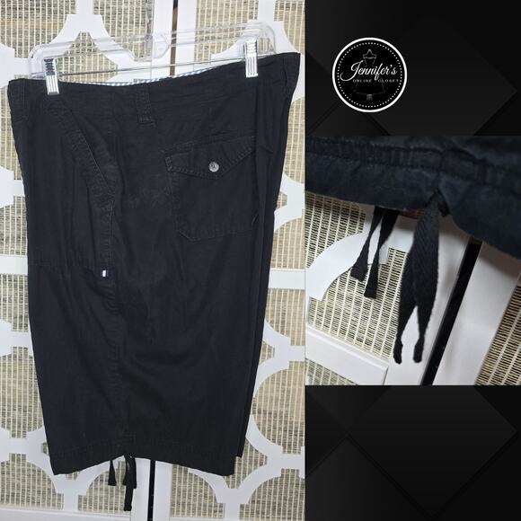Van Heusen Women's Black Classic Fit Washed Poplin Bermuda Shorts Size 18 - Picture 5 of 8